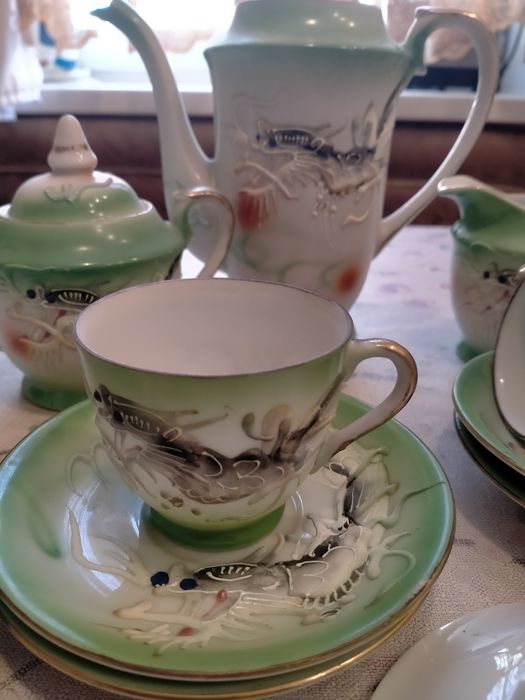 Японський фарфоровий кофейний сервіз