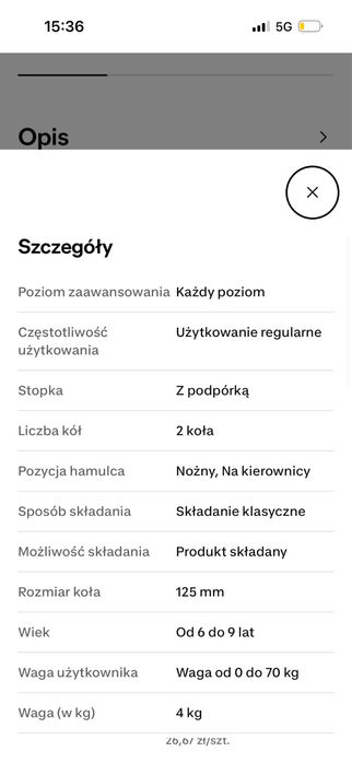 Hulajnoga dla dziecka