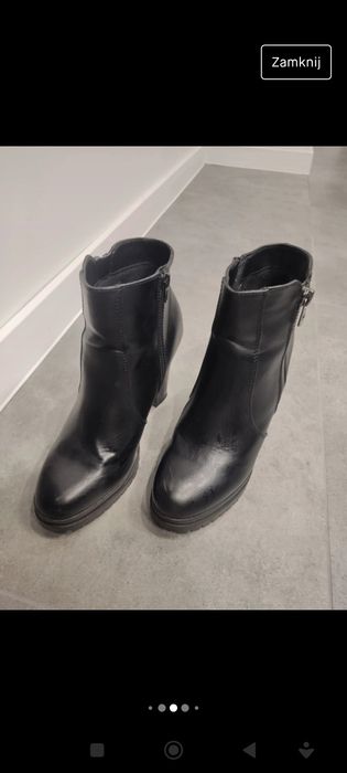 Czarne Botki r 41