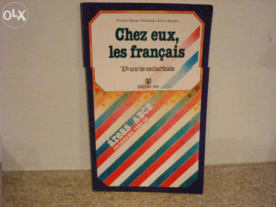 Livros de Francês: Bon courage, Chez eux, Parler Rire et chanter