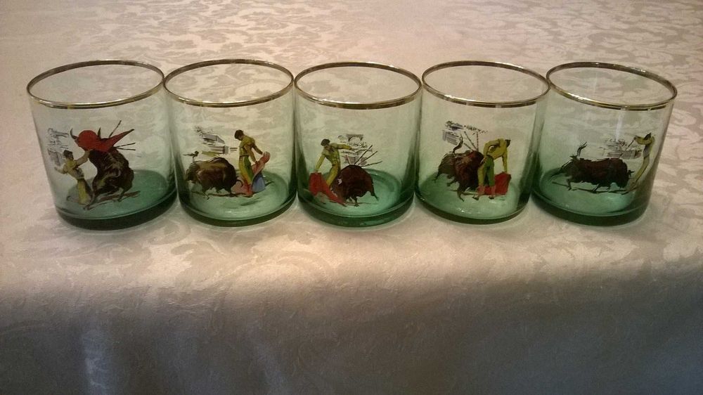 Copos Antigos Tourada (conj. 5)