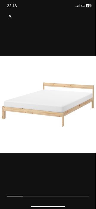 Estrutura de cama em pinho IKEA