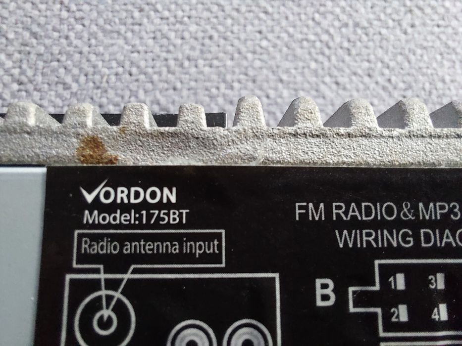 Vordon 175 BT - radio samochodowr