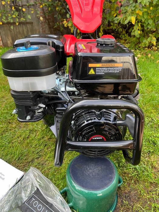 Ciągnik jednoosiowy Loncin 420cm3 13KM glebogryzarka 65cm + kopaczka