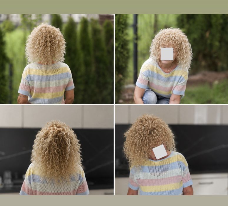 Topper, peruka kolor blond