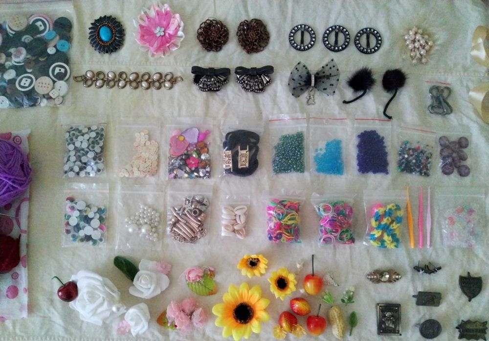 Всё для рукоделия огромный набор для девочки