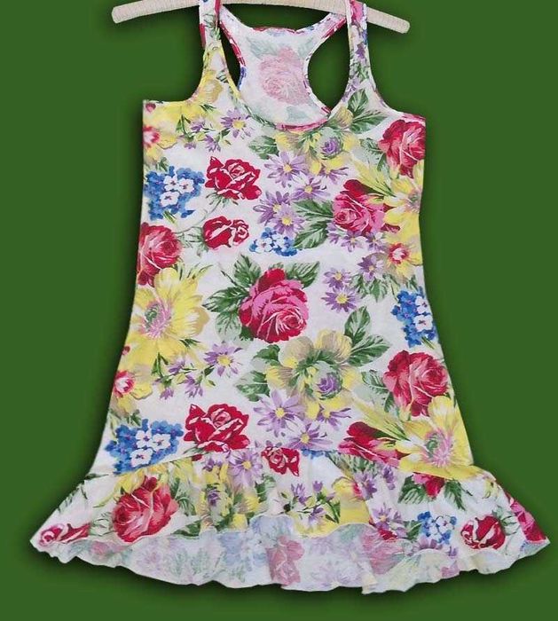 Okazja. Paka letnich tunik i topów floral S na gorące dni lata