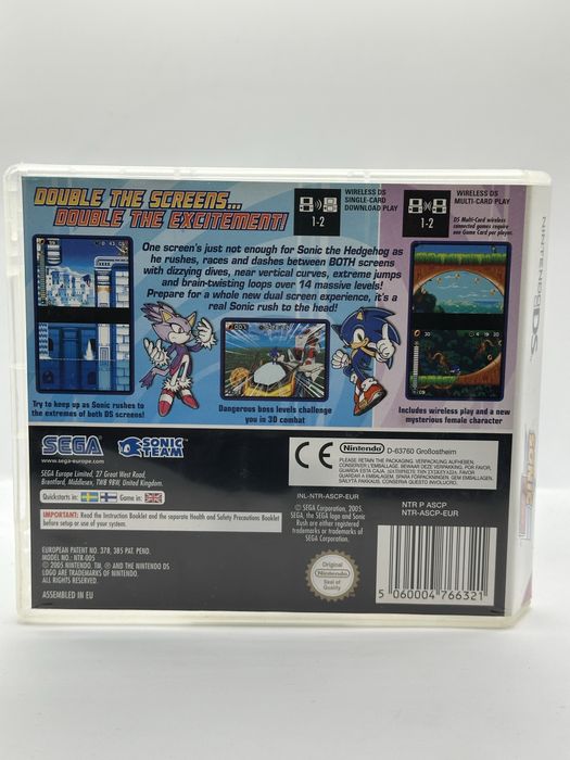 [ENG CIB] Sonic Rush Nintendo DS