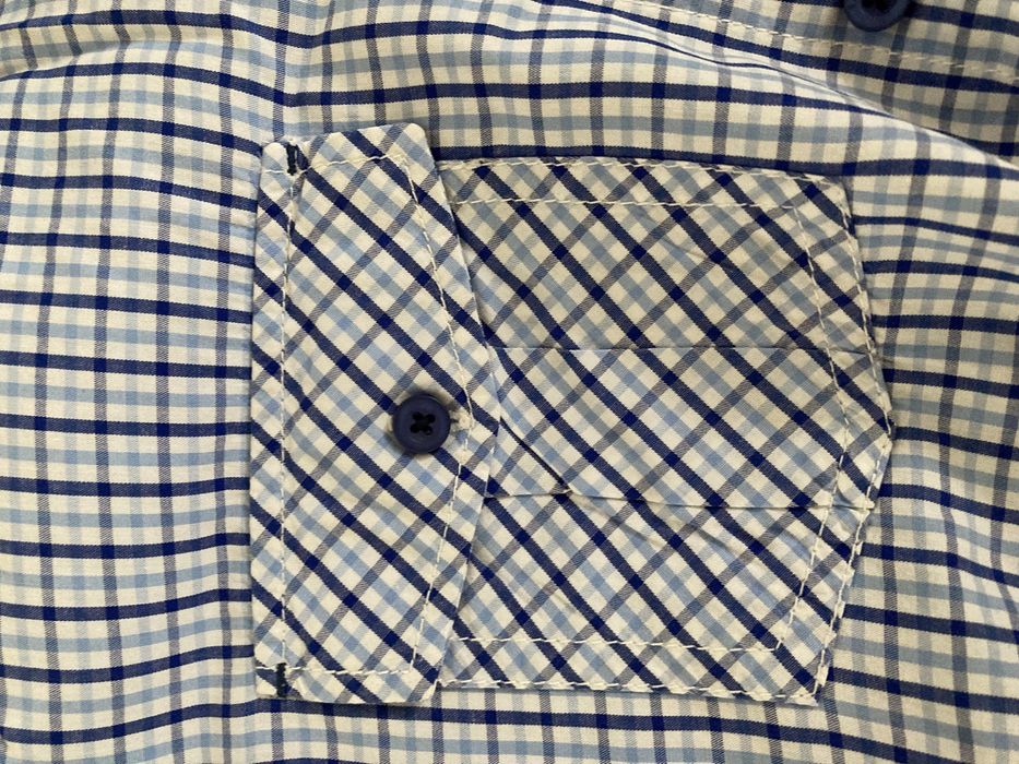 Koszula S, Reserved, krótki rękaw, krata