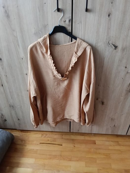 Bluza len damaska