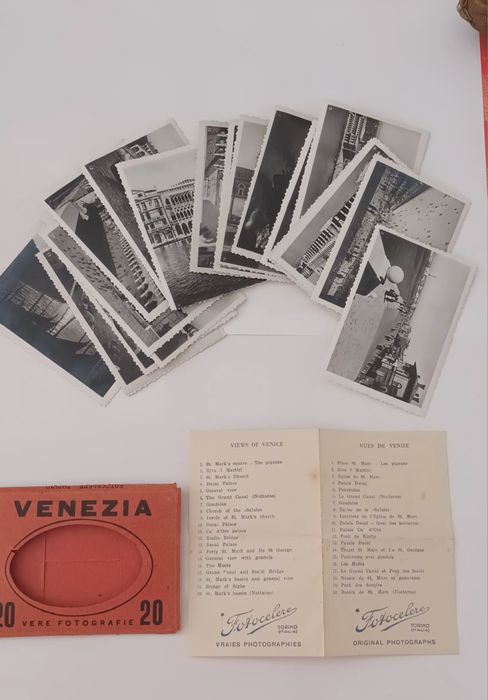 20 fotografias originais Veneza-vintage