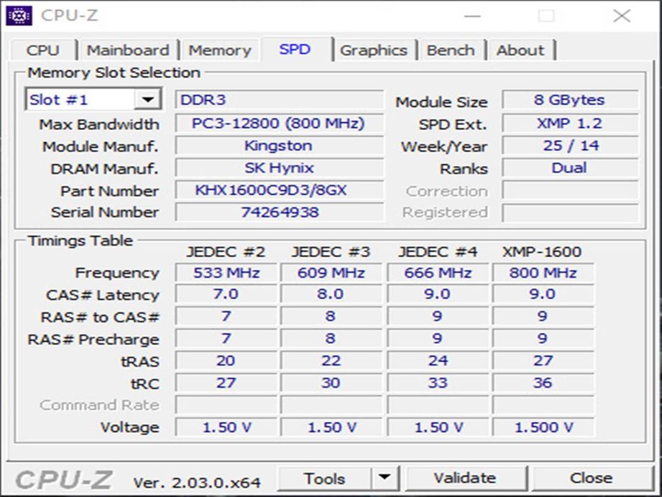 DDR3 16GB KingSton HyperX GeneSiS 12800 -Komputer