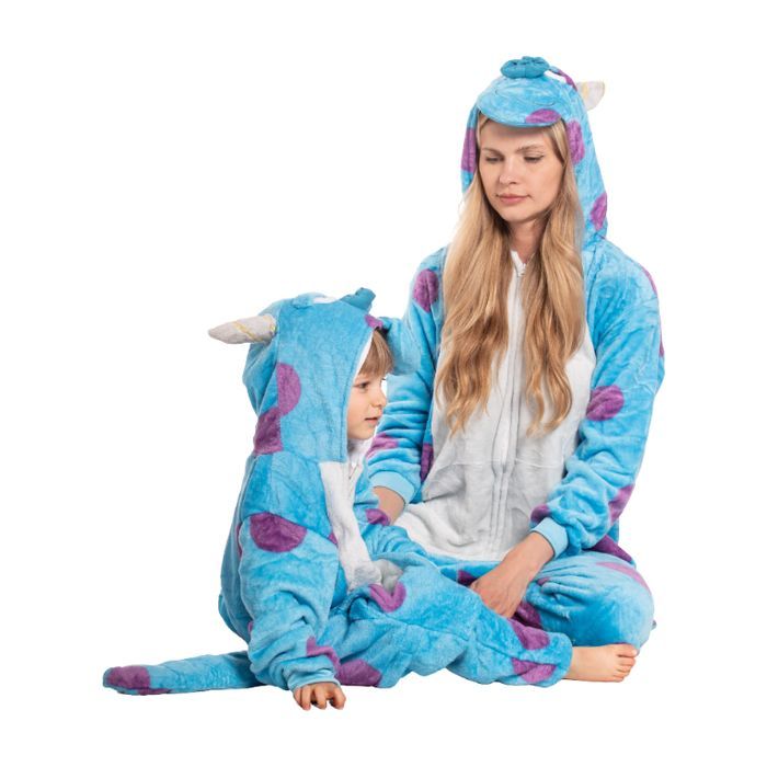 Piżama Damska Kombinezon Kigurumi Onesie Sulivan Niebieski 175-185 XL