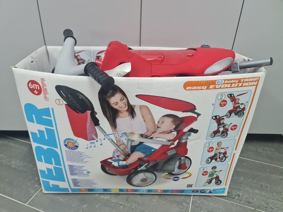Triciclo evolutivo Feber 4 em 1