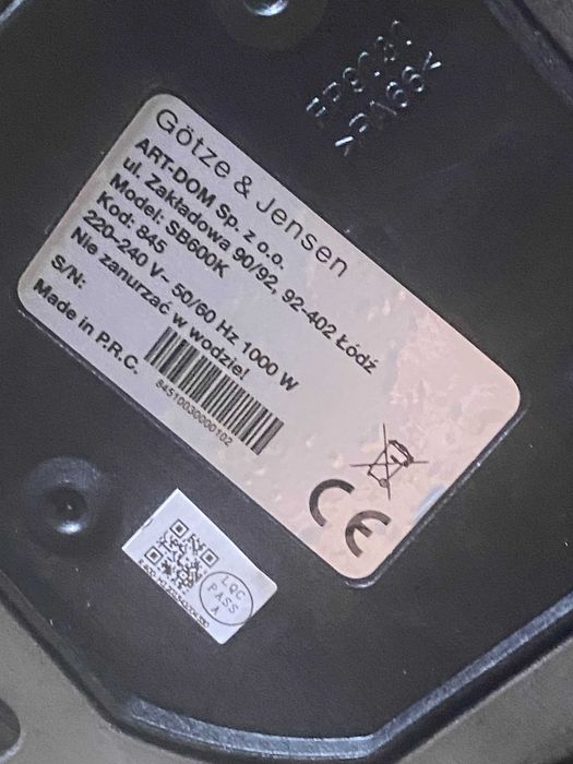 Robot Götze & Jensen  SB600K