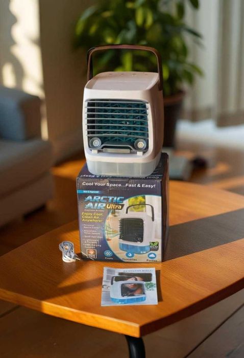 Портативний вентилятор з водяним охолодженням та зволожувачем