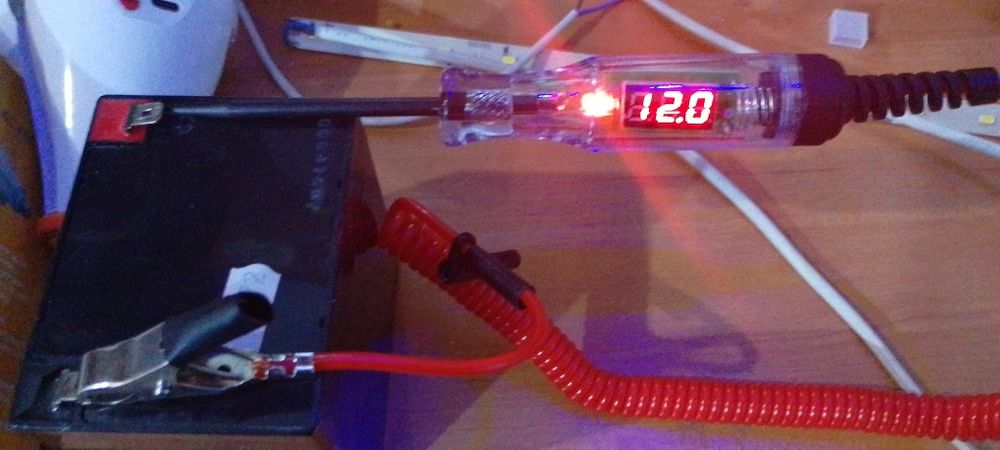 Тестер напруги автомобільний 6В...24В