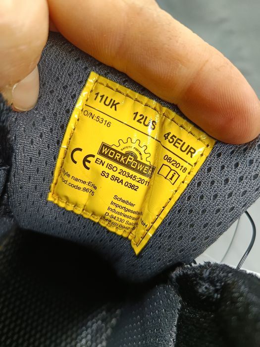 Buty robocze Work Power BOA rozmiar 45 nowe