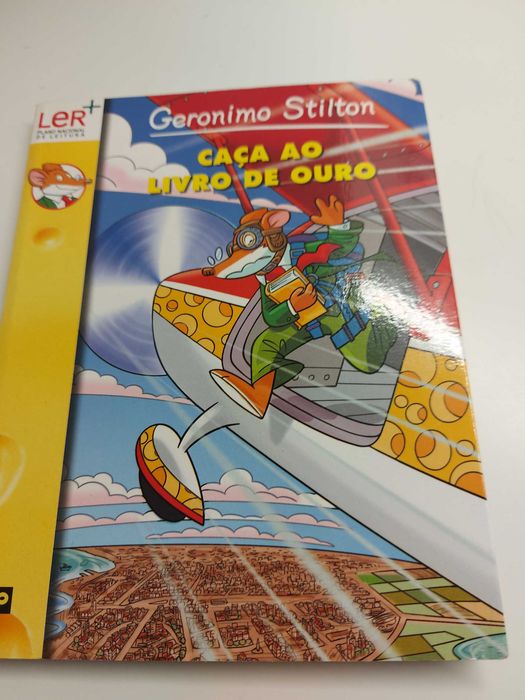 Livro geronimo stilton caça ao livro de ouro