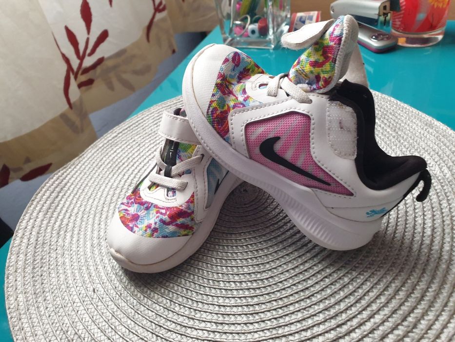 Nike Buty 22 Downshifter 10 Fable Dziecięce Białe