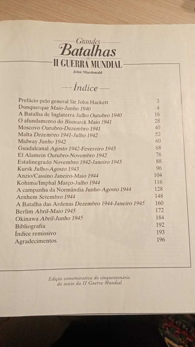 Grandes Batalhas da II Guerra Mundial – John Macdonald