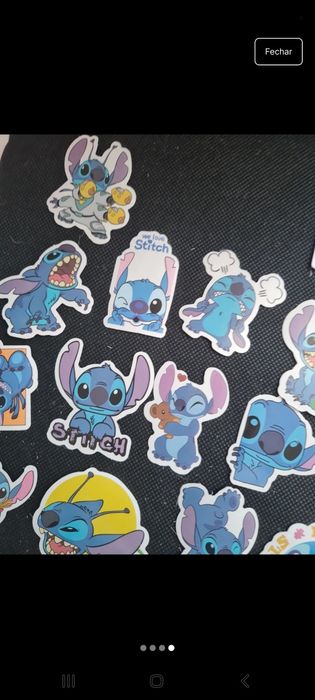 48 autocolantes lilo e stitch