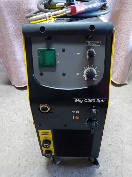 Migomat Spawarka Mig /Mag ESAB Origo Mig C250 3ph jak NOWY Gwarancja 12 m-cy