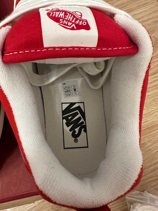 Vans Knu Skool Racing Red/Marshmallow к40