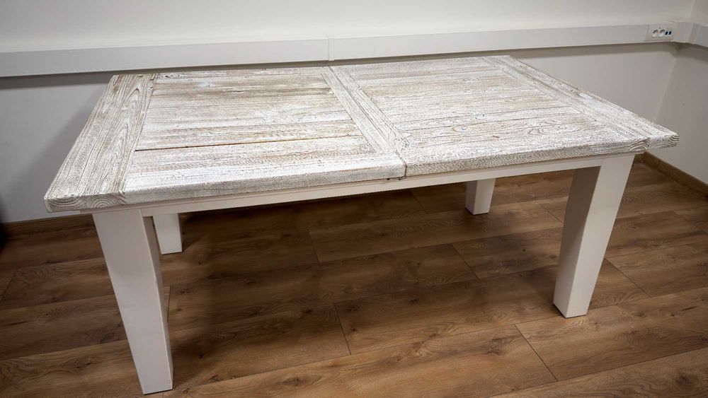 Rustyklany stół lite drewno 180 (220) x 105 x 75 cm