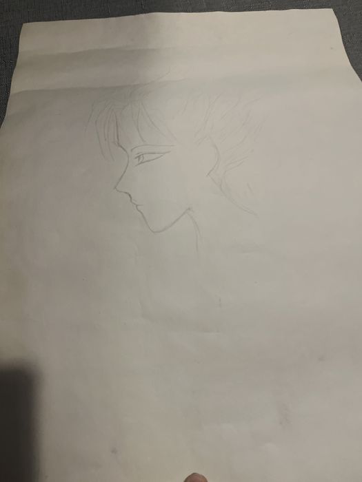 Elf malunek w stylu anime