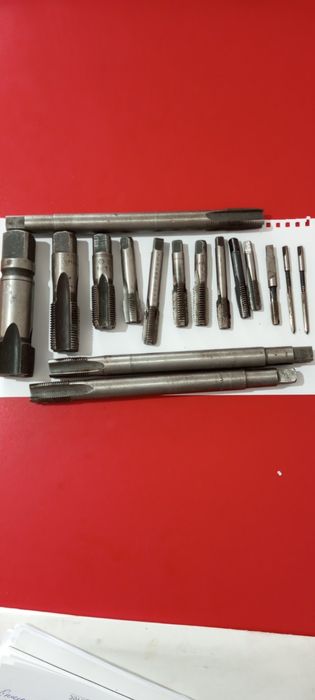 метчики СССР.  М36*1 Р18, труб 5/8, М27х2, М20х1.5, М14*1,5, М14*2,