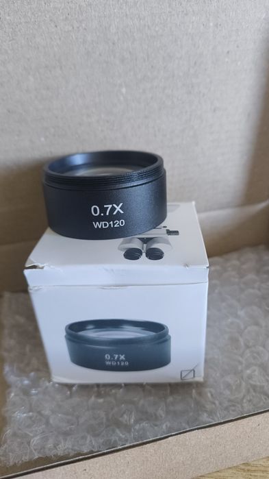 Линза Барлоу 0.7Х wd120 M48 для микроскопа