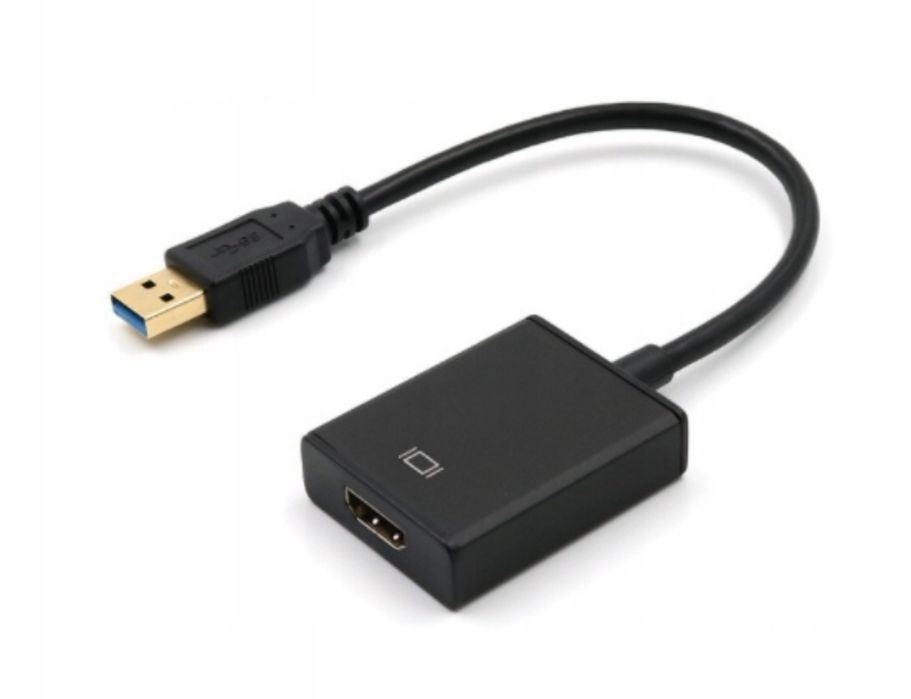 Adapter Konwerter przejściowkaUSB 3.0 DO HDMI FULL HD Karta Graficzna
