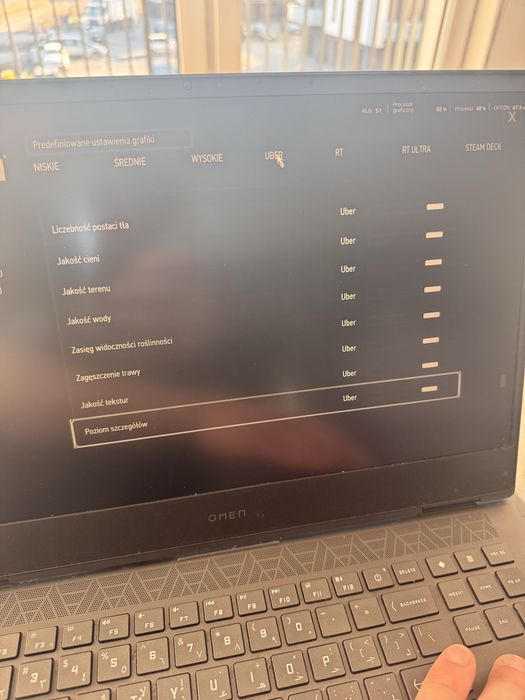 Laptop Omen 16 od hp w bardzo dobrym stanie