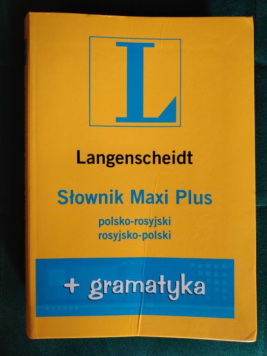 Słownik Maxi Plus polsko-rosyjski + gramatyka Langenscheidt