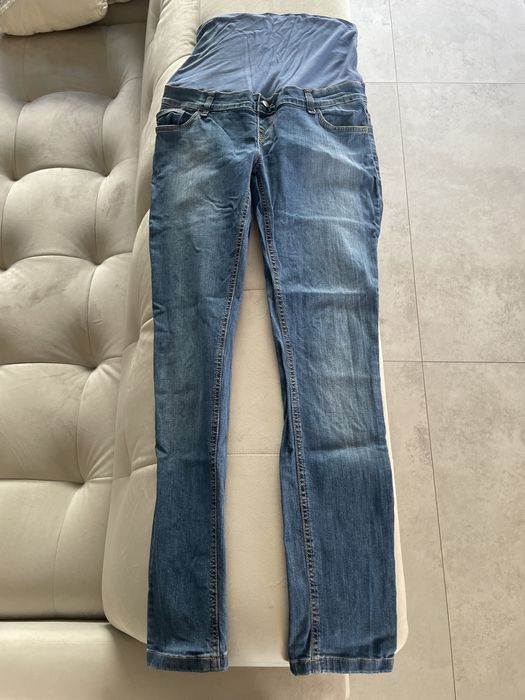 Jeansy ciążowe marki bebefield r.44