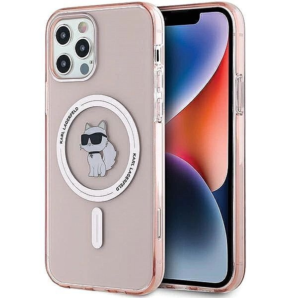Etui Karl Lagerfeld Iml Choupette MagSafe na iPhone 12/12 Pro - różowe