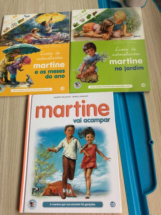 Lot 3 livros Martine