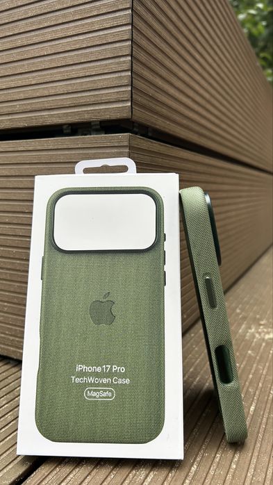 Etui z tkaniny TechWoven z MagSafe do iPhone’a 17 Pro Green(Zielony)