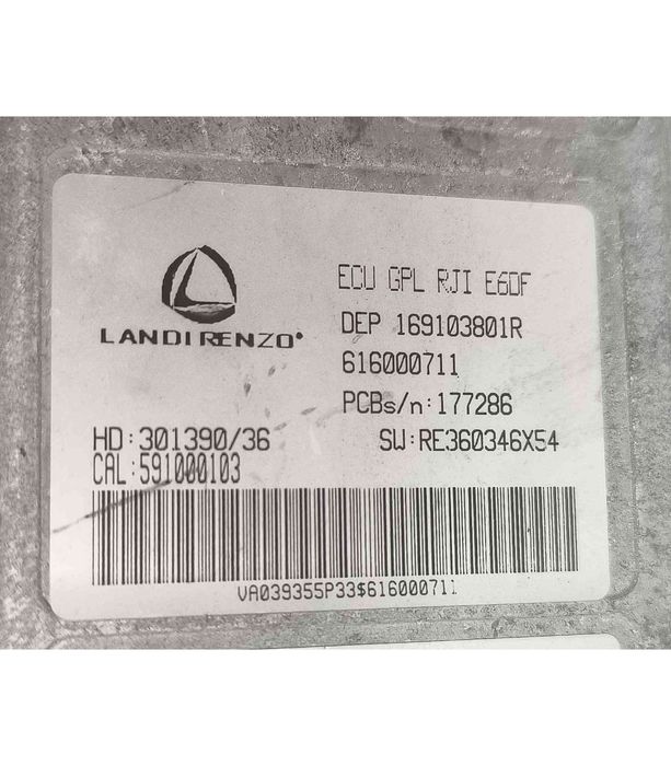 Centralina Motor / ECU 169103801R - DACIA JOGGER