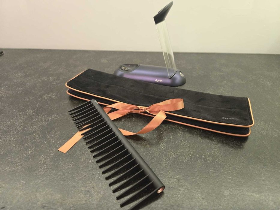 Prostownica DYSON Błękit pruski + Miedź (cały zestaw)