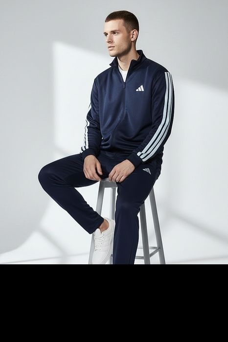 Чоловічий костюм Adidas Sportswear Basic 3-Stripes(Оригінал)L  та XL
