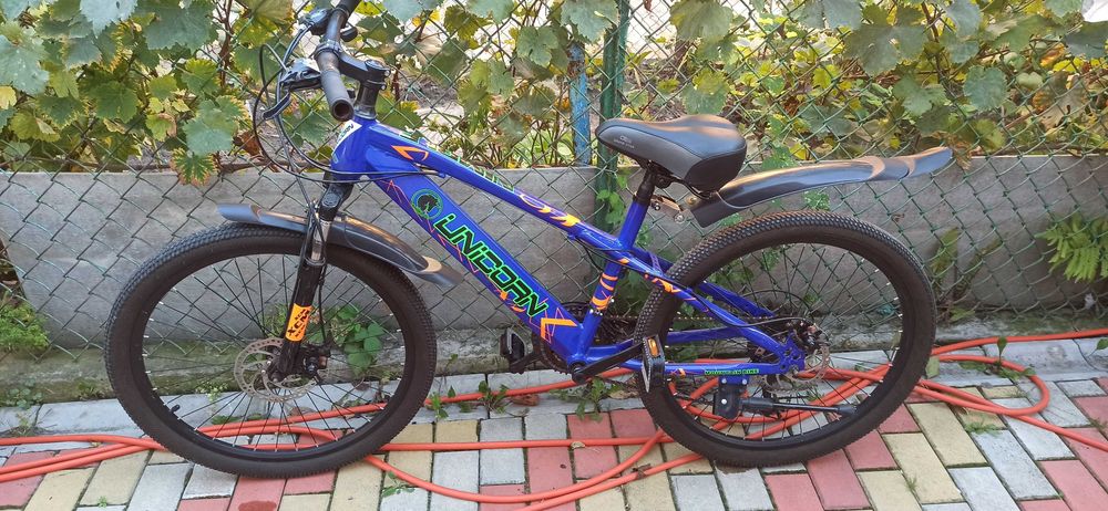 Велосипед підлітковий Unicorn 24″, синій