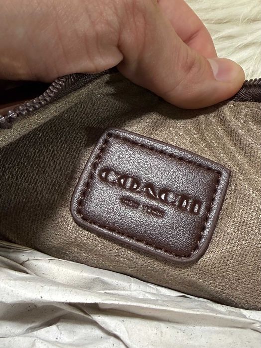 Сумка через плече COACH | елегантна жіноча сумочка КОУЧ у класичному та стильному виконанні