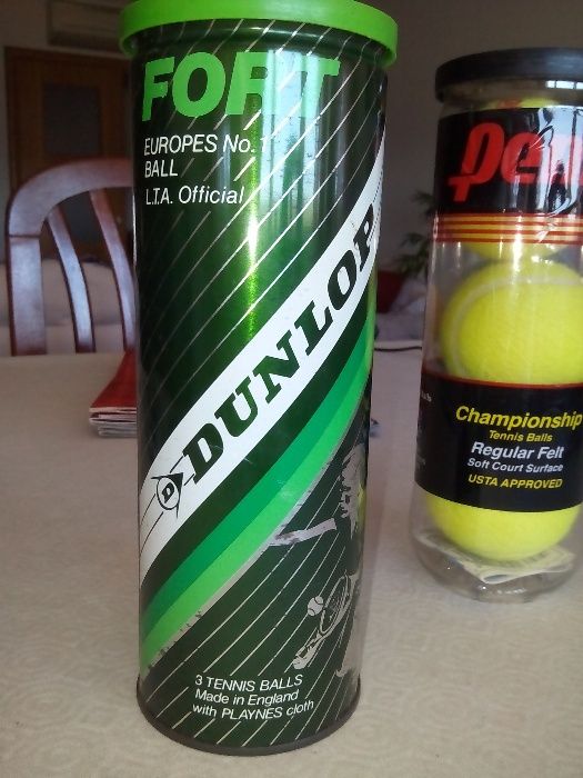 Bolas Ténis Penn e Dunlop NOVAS