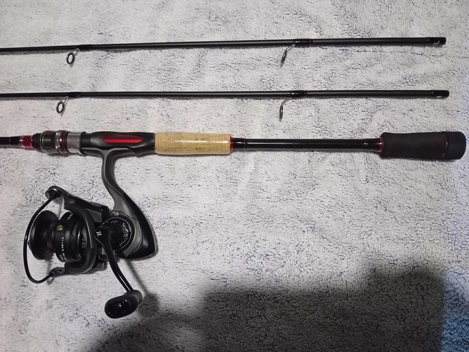 Cana pesca Spining 2.10mts 2ponteirasM+ML/ EX3000 reel