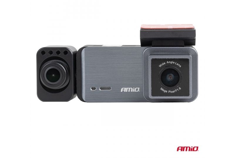 CÂMARAS DE TABLIER (DASHCAMS) PARA CARRO COM CÂMARA TRASEIRA 4K + 1K + 2K WLAN WIFI UHD 512 GB AMiO-04802