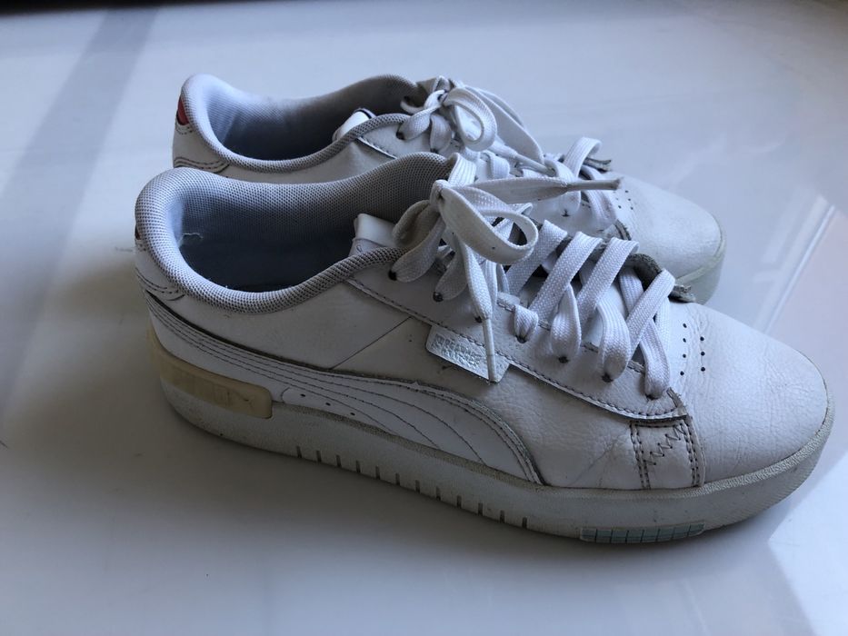 Buty Puma sneakersy biale 38 wkladka 24 trampki adidasy polbuty