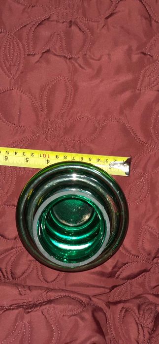 Jarra Verde Antiga Casca de Cebola