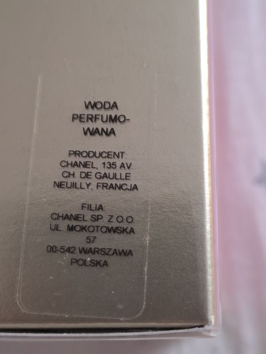 Perfumy Chanel Chance 100ml